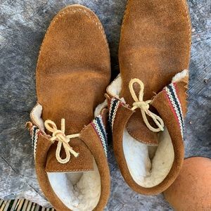 Intake Moccasins with shearling insert